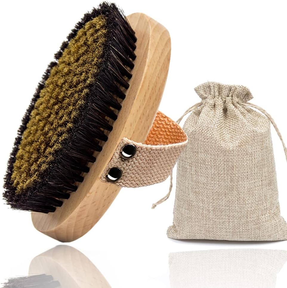 Dry Brush Body - Texture Dry Copper Wire Brush Beech