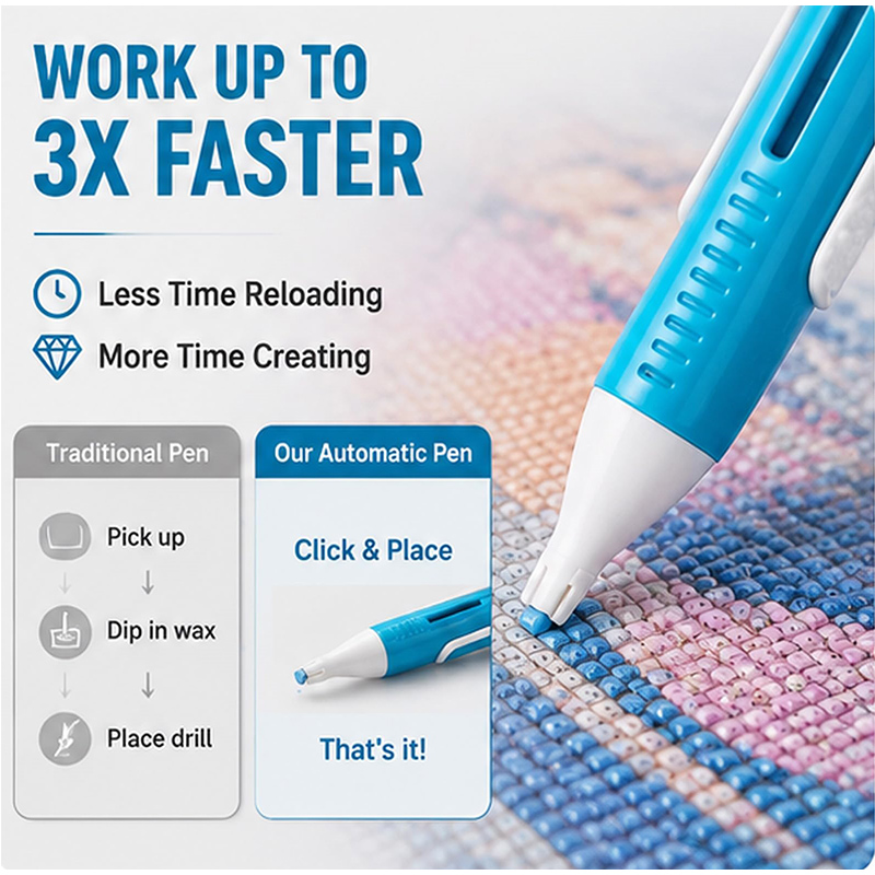 Waxing Kit Home - Automatic Diamond Painting Bead Dispenser For