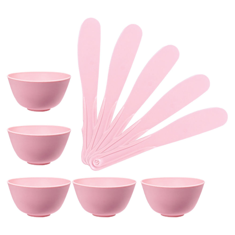 Face Mask Silicone - 5Sets Mask Mixing Bowl Silicone Facial