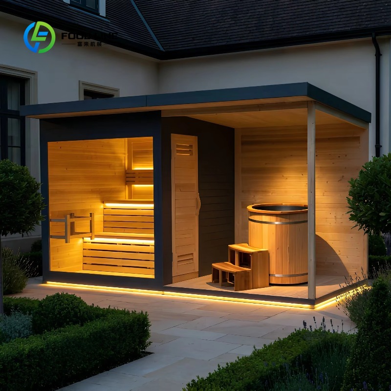 Spa Wellness Resorts - Customized Outdoor Sauna House with Ice