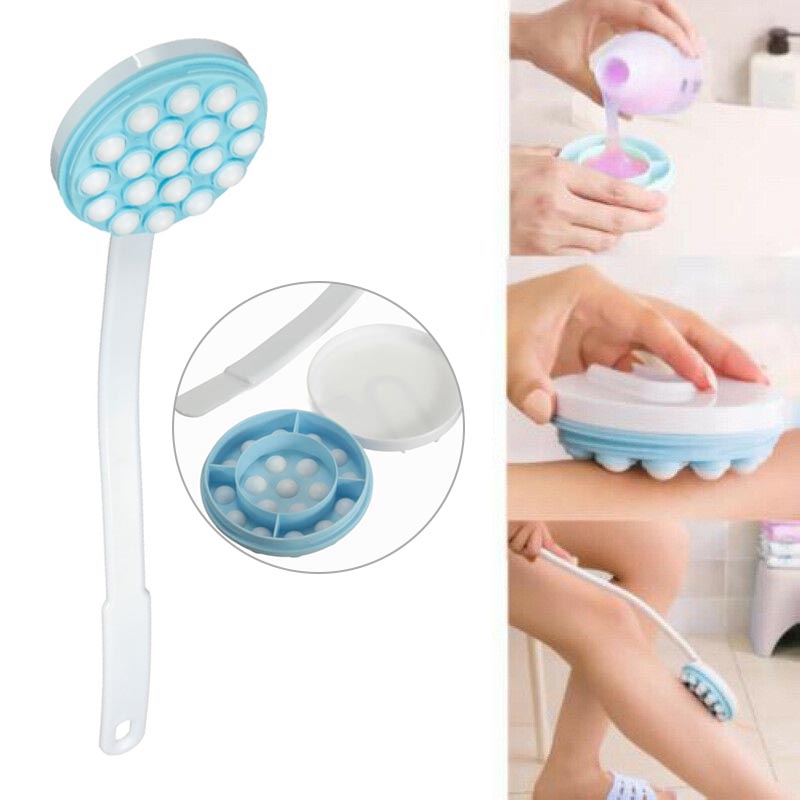 Dry Brush Body - Lotion Oil Cream Applicator Shower Brush