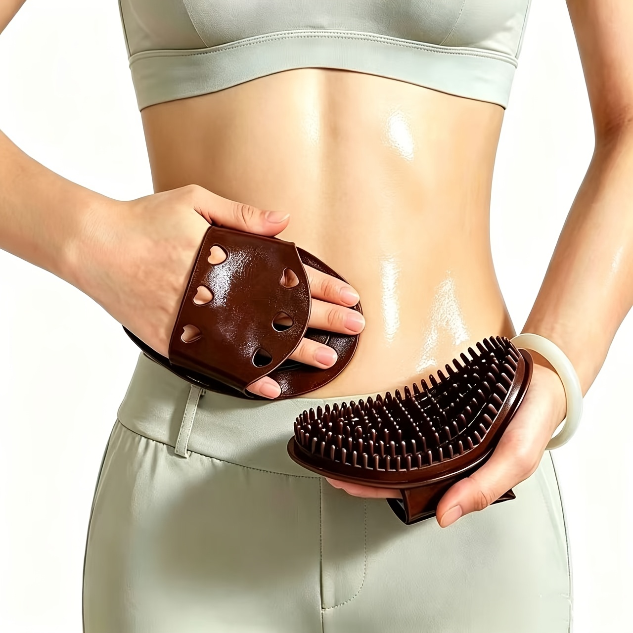 1 Set  Massage Brush Set - Mer - Dry Brush Body ulasan dan harga