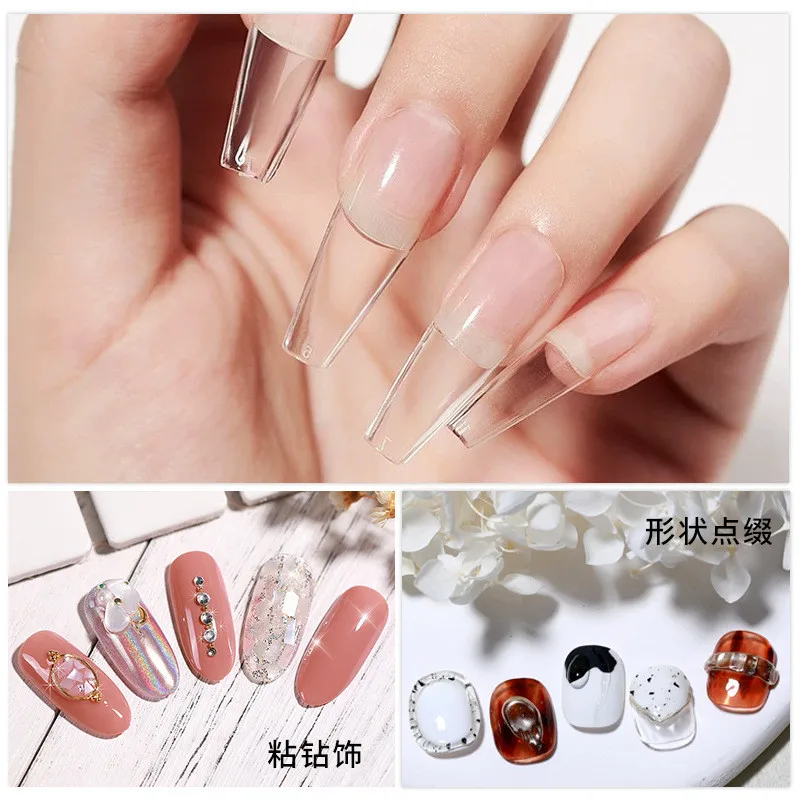 3pcs/set Solid Nail Tips Gel S - Waxing Kit Home ulasan dan harga