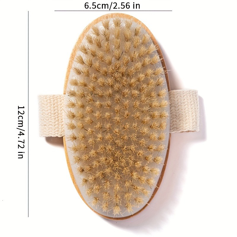 Natural Bristle Body SPA Brush - Dry Brush Body ulasan dan harga