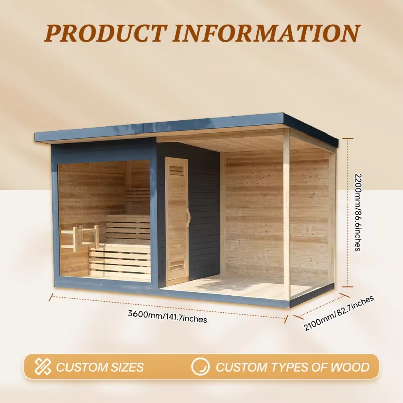 Wood Sauna Cabin Matching Ice  - Spa Wellness Resorts ulasan dan harga