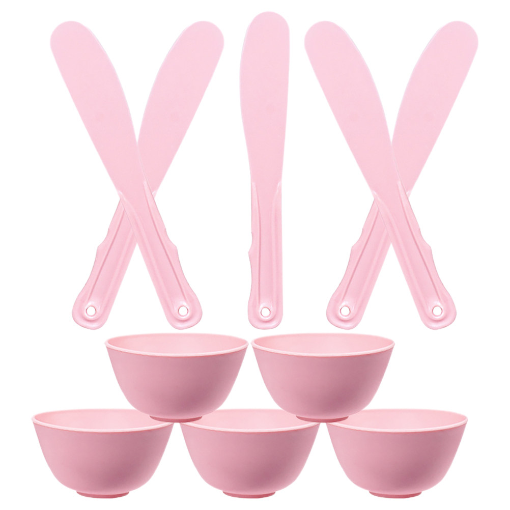 5Sets Mask Mixing Bowl Silicon - Face Mask Silicone ulasan dan harga