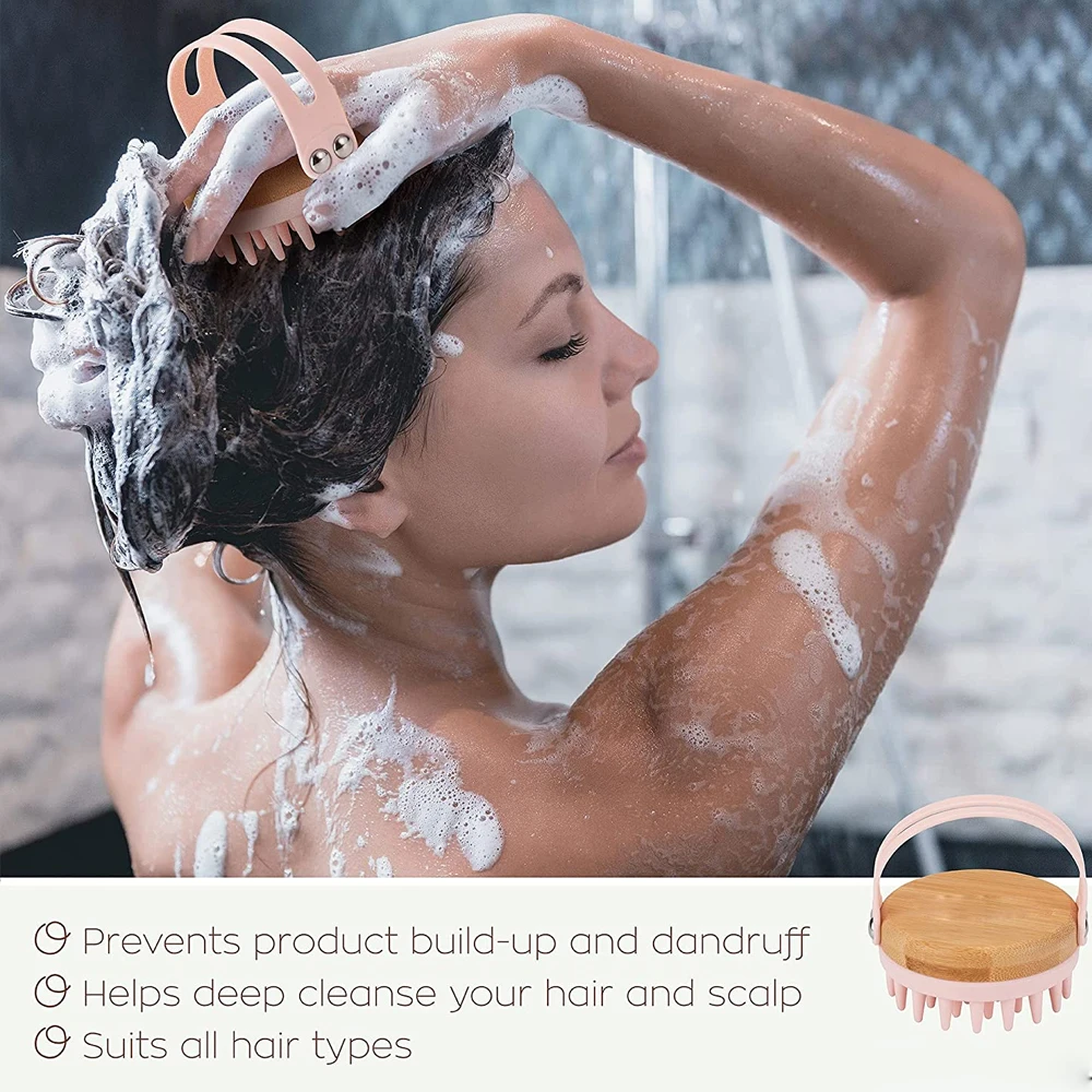 New Scalp Massager Shampoo Bru - Dry Brush Body ulasan dan harga