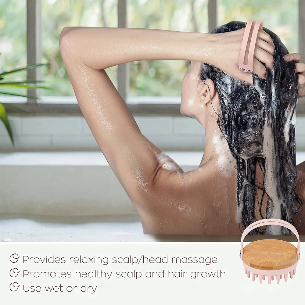 New Scalp Massager Shampoo Bru - Dry Brush Body ulasan dan harga