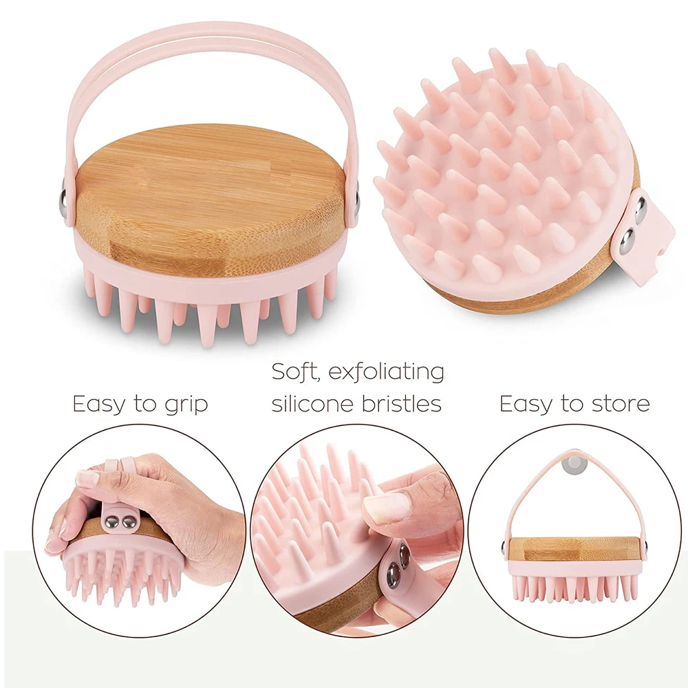 New Scalp Massager Shampoo Bru - Dry Brush Body ulasan dan harga