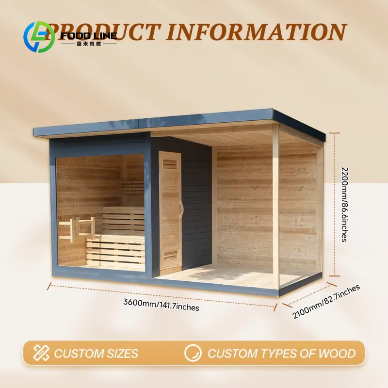 Customized Outdoor Sauna House - Spa Wellness Resorts ulasan dan harga