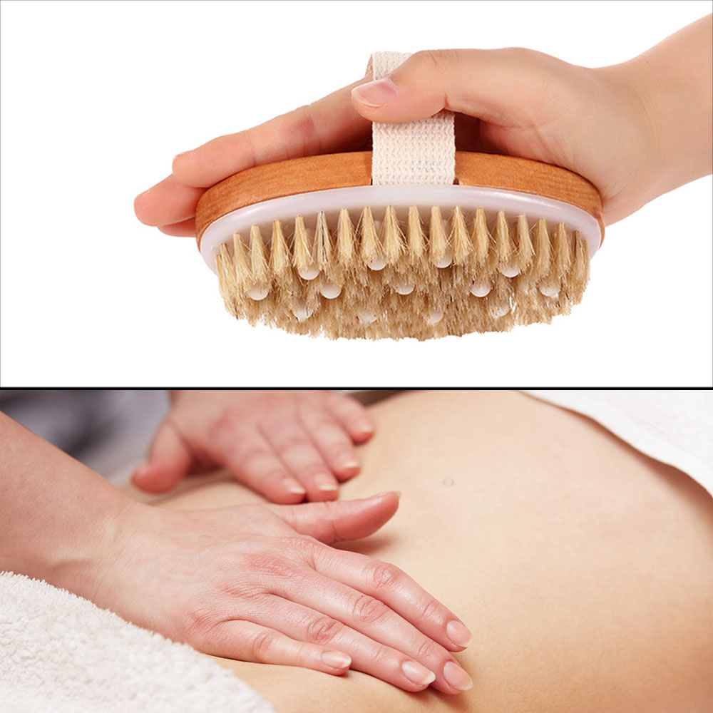2 In 1 Dry Skin Body Brush Nat - Dry Brush Body ulasan dan harga