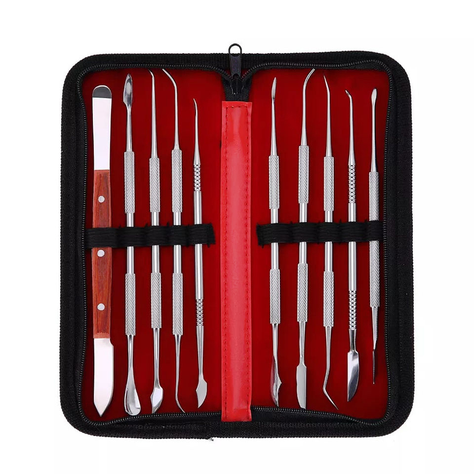 10pcs/Set Dental Spatulas Plas - Waxing Kit Home ulasan dan harga