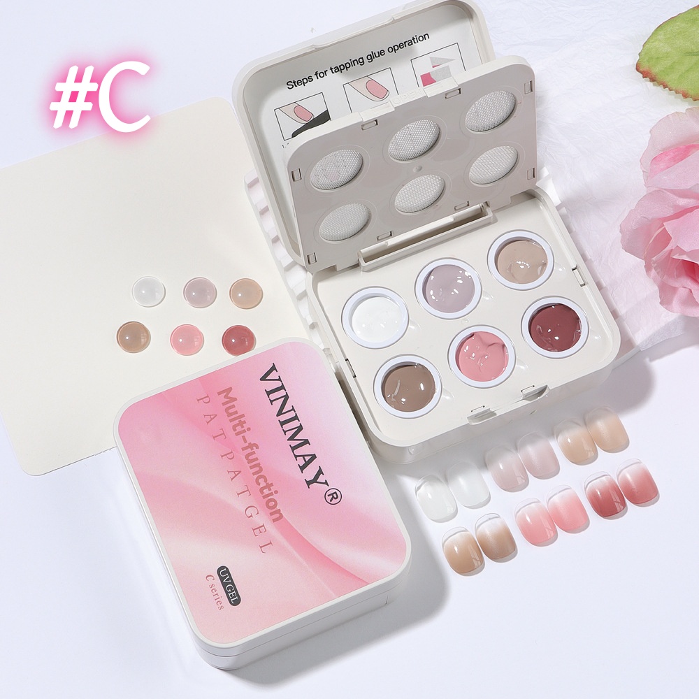 New 6 Color Cushion Nail Art S - Waxing Kit Home ulasan dan harga