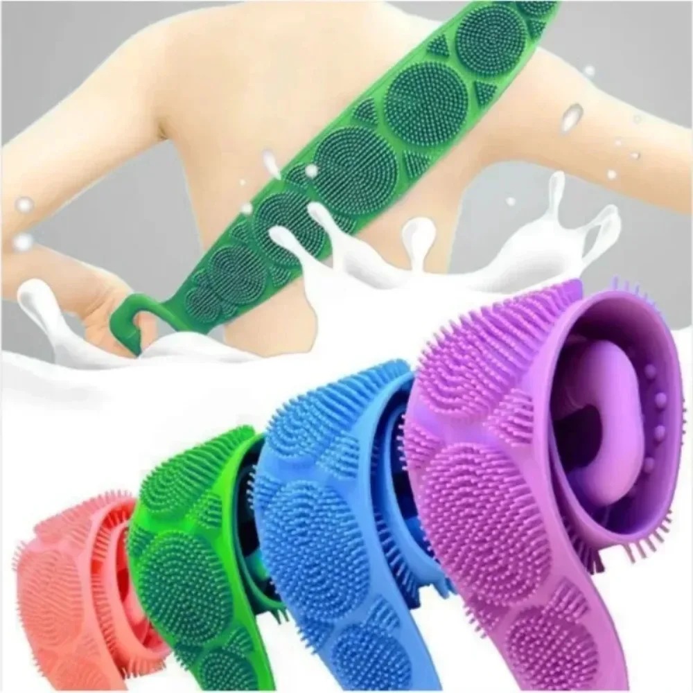 Soft Silicone Back Shower Brus - Dry Brush Body ulasan dan harga