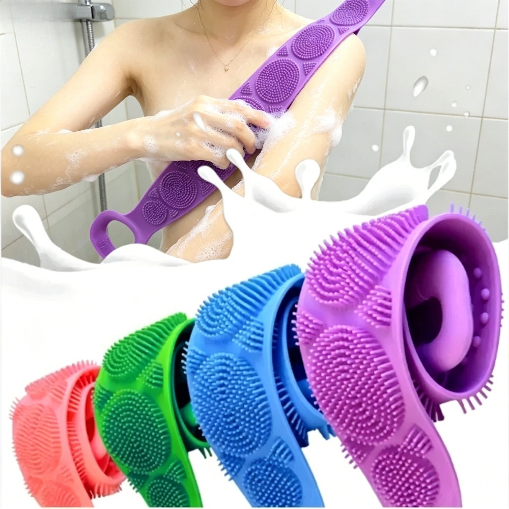 Soft Silicone Back Shower Brus - Dry Brush Body ulasan dan harga
