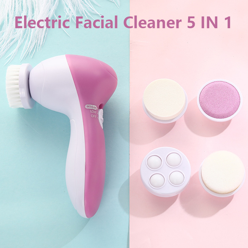 5 IN 1 Face Cleansing Brush Wa - Dry Brush Body ulasan dan harga