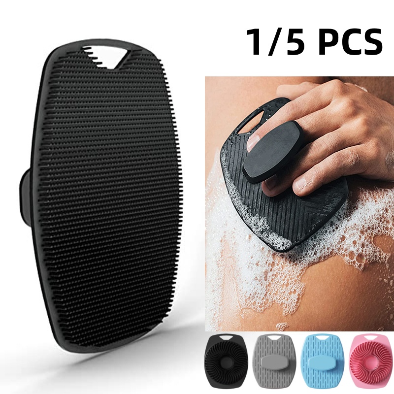 1/5pc Soft Silicone Exfoliatin - Dry Brush Body ulasan dan harga