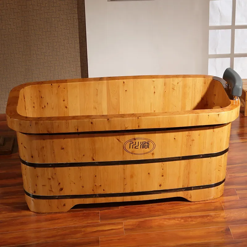 Sichuan Cedar Wood Bathtub for - Spa Wellness Health ulasan dan harga