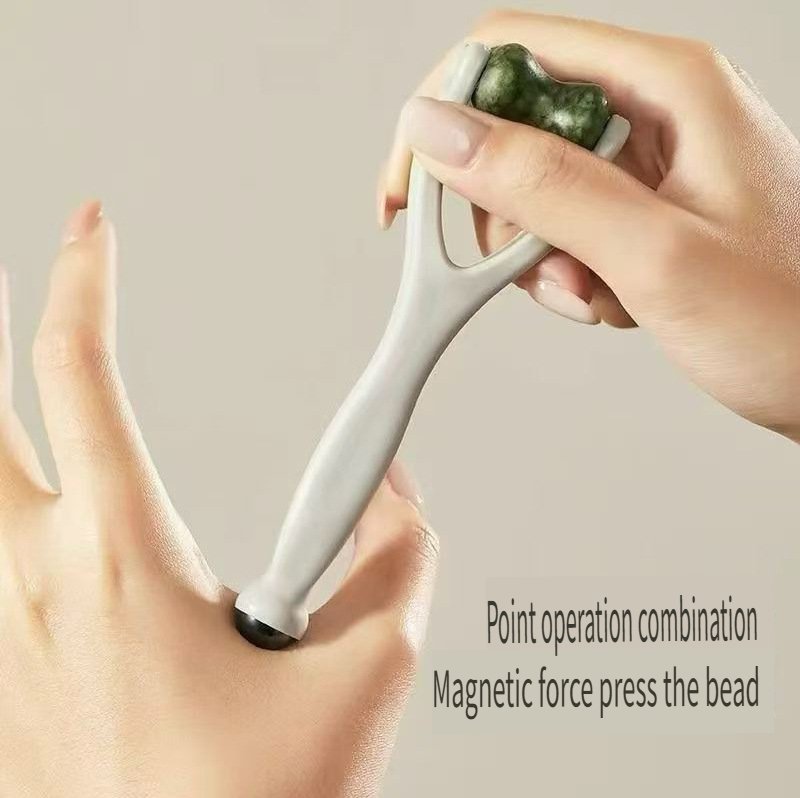 1pc Natural Jade Finger Massag - Spa Wellness In ulasan dan harga