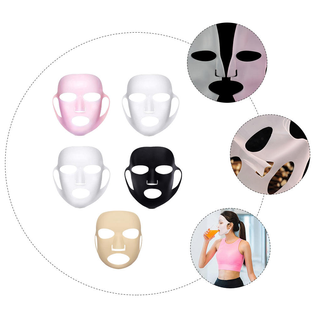 5Pcs Silicone Face Mask Cover  - Face Mask Silicone ulasan dan harga