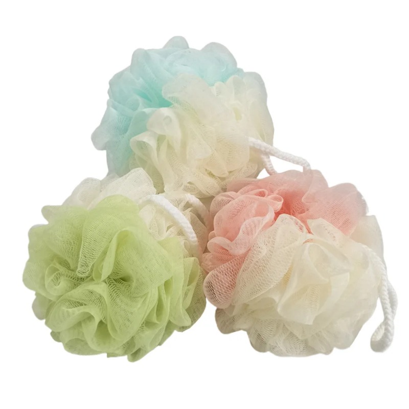 Soft Shower Mesh Foaming Spong - Dry Brush Body ulasan dan harga