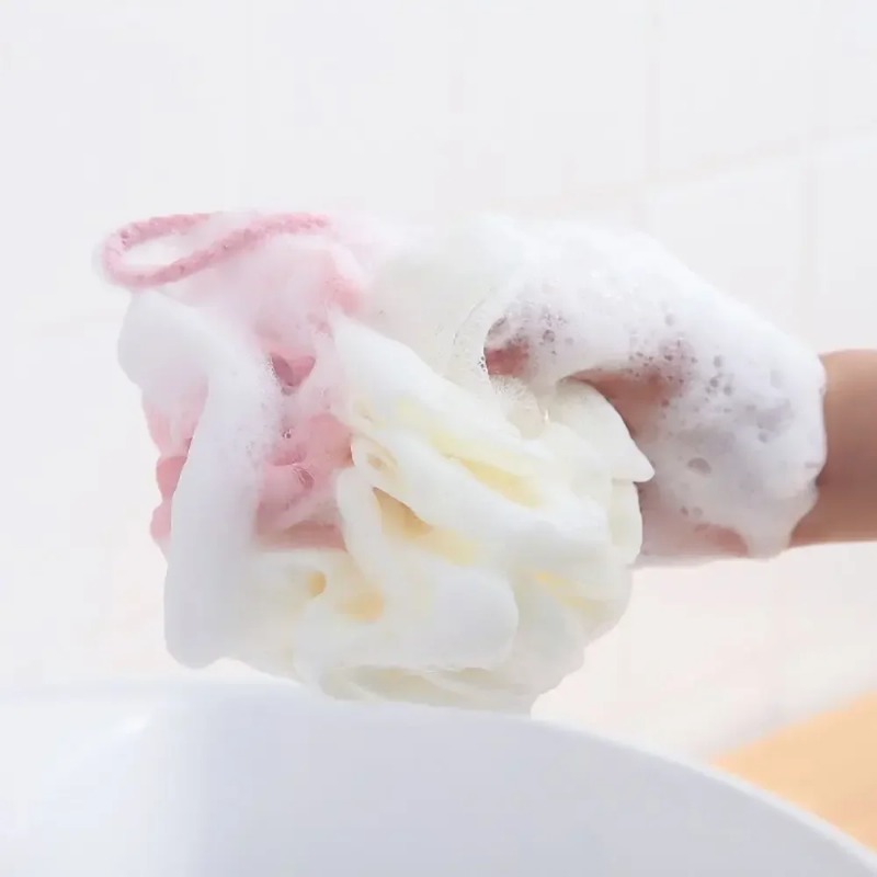Soft Shower Mesh Foaming Spong - Dry Brush Body ulasan dan harga