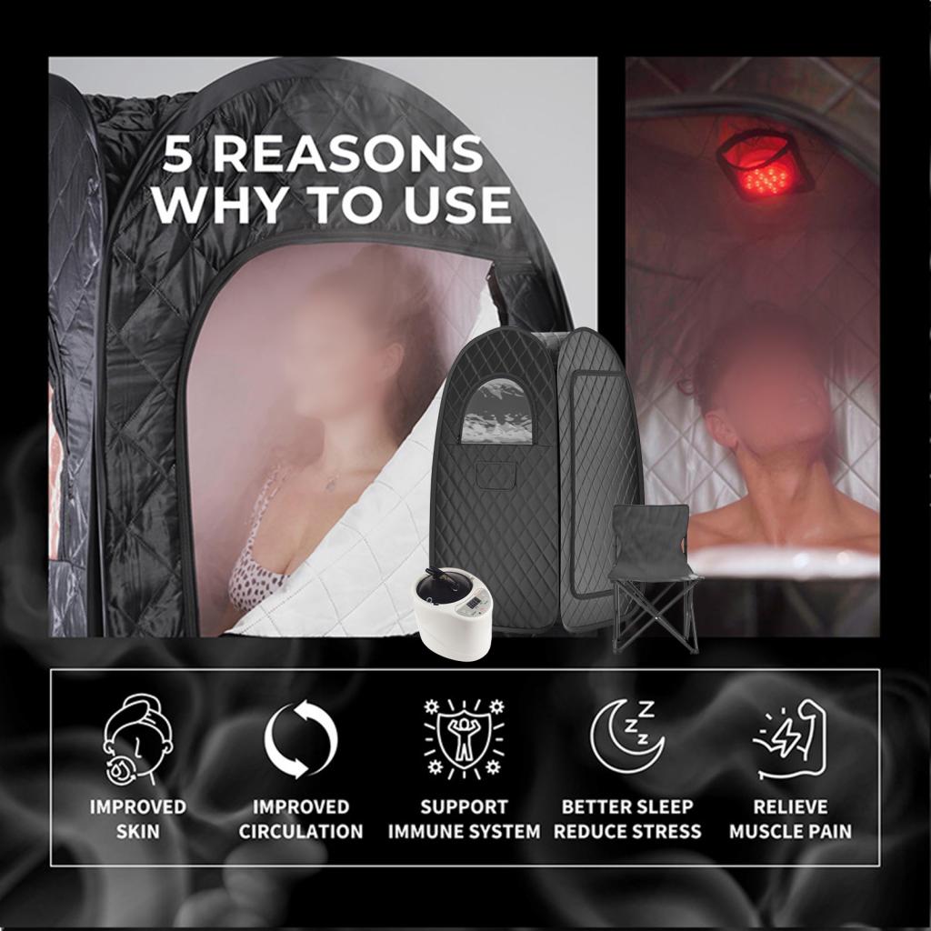 Home Personal Steam Sauna Tent - Spa Wellness In ulasan dan harga