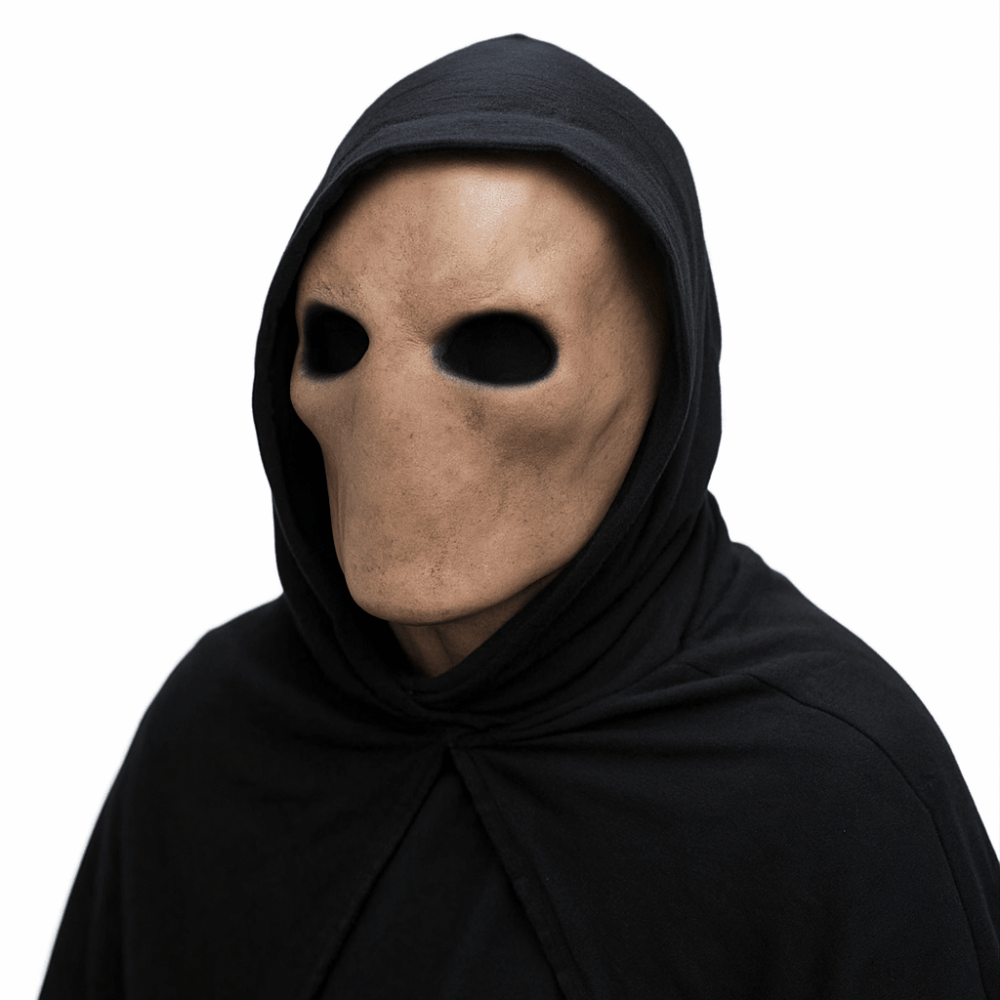 Faceless Man Halloween Slender - Face Mask Silicone ulasan dan harga