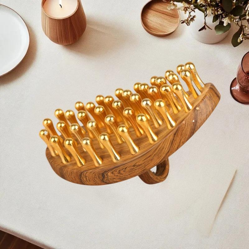 Solid Brass Dry Body Brush 39- - Dry Brush Body ulasan dan harga
