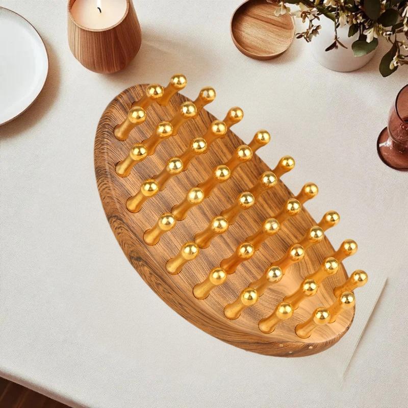 Solid Brass Dry Body Brush 39- - Dry Brush Body ulasan dan harga