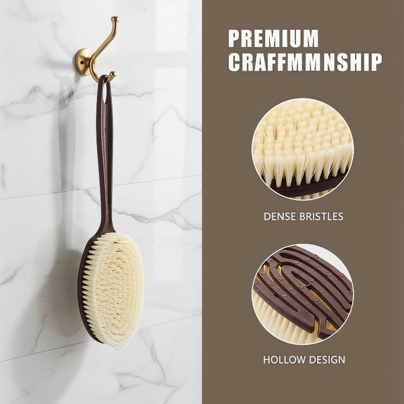 Body Massage Brush 2 In 1 Long - Dry Brush Body ulasan dan harga