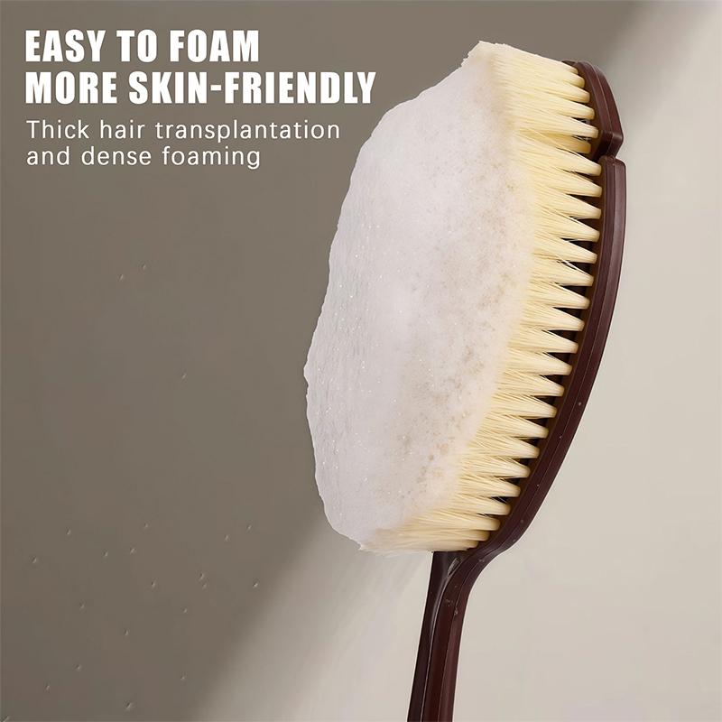Body Massage Brush 2 In 1 Long - Dry Brush Body ulasan dan harga